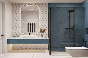 Bathroom in 3 BHK Apartment at Bren Soho, Kanakapura Road – for Sale