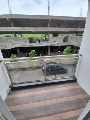 Balcony in 3 BHK Apartment at Beharay Rathi Hillview Residency, Kothrud – for Rent
