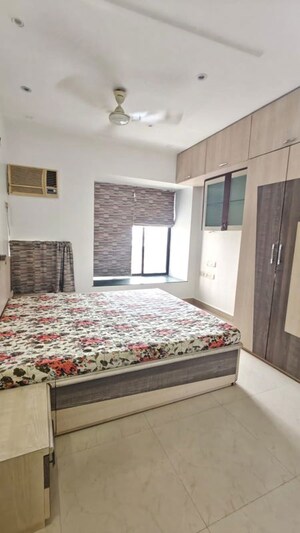 Bedroom in 3 BHK Apartment at Goyal Lakshchandi Heights, Goregaon East – for Rent