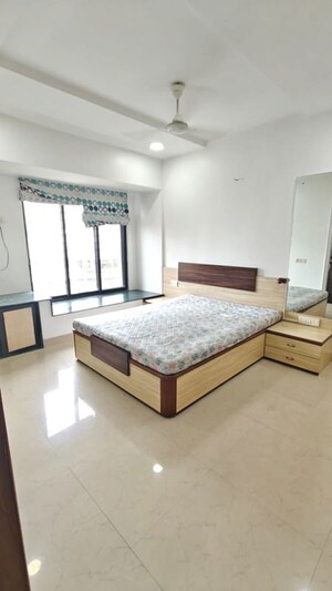 Bedroom in 3 BHK Apartment at Goyal Lakshchandi Heights, Goregaon East – for Rent