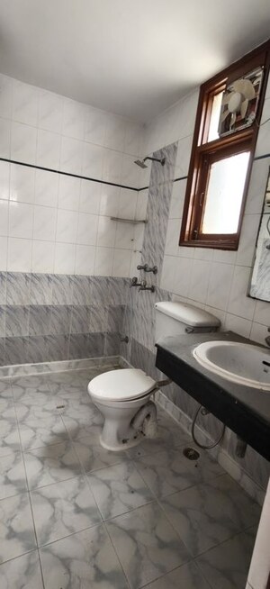 Bathroom in 3 BHK Apartment at Madhur Jivan Apartment, Sector 56 – for Rent