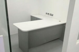 Bathroom in  Office Space at Kamala Mill – for Rent