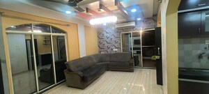 Living Room in 2 BHK Apartment at Yashwant Nagar CHS, Shivane – for Rent