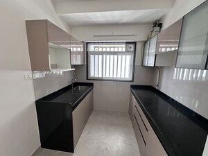 Kitchen in 1 BHK Apartment at Rustomjee Cleon, Bandra East – for Rent