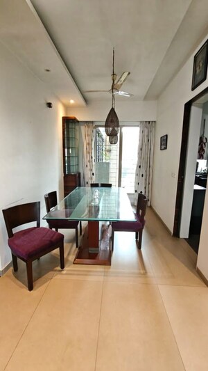 Living Room in 3 BHK Apartment at Vasant Valley Ivy Tower, Malad East – for Rent