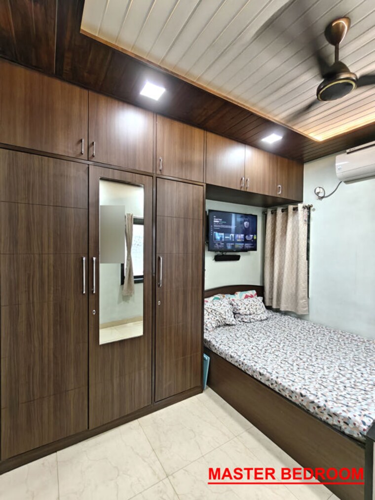 Master Bedroom, kopar khairane sector 2 2 Bedroom 628 Sq.Ft. Apartment In Kopar Khairane Sector 2 Navi Mumbai 10581761