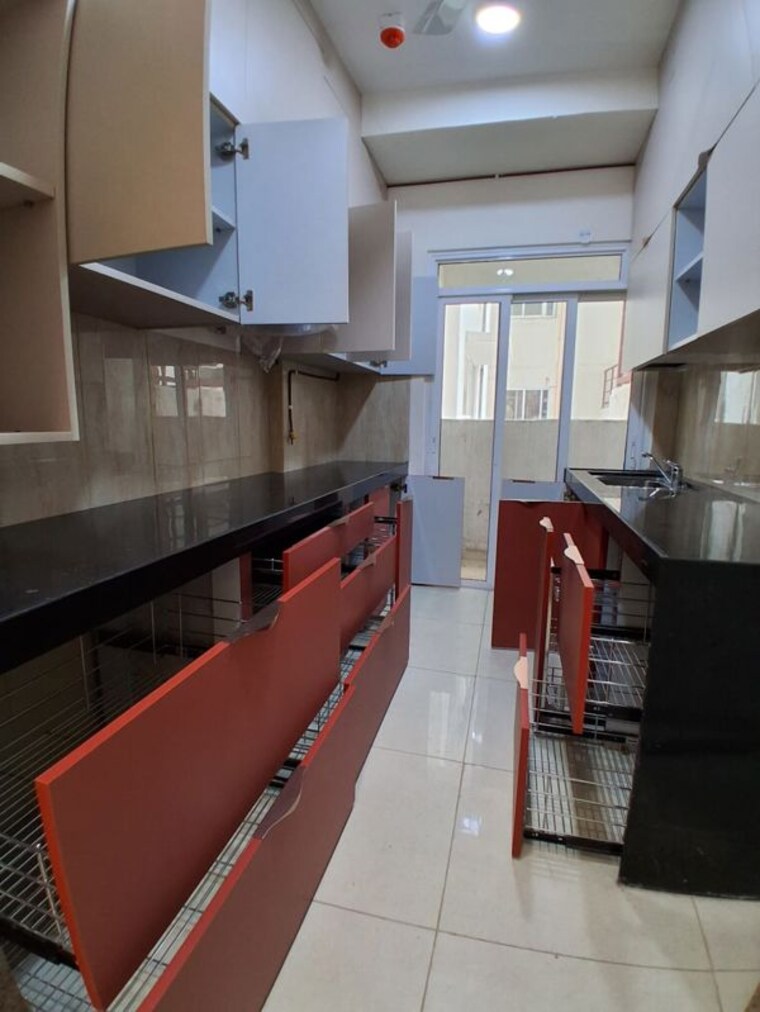 Kitchen, lnt-veridian 3 Bedroom 1400 Sq.Ft. Apartment In Powai Mumbai 10619198