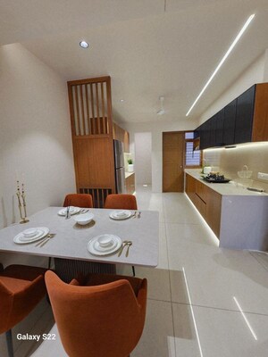 Dining area in 4 BHK Villa at VadodarA-Halol Highway – for Sale