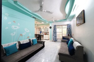 Living Room in 3 BHK Apartment at Satellite – for Sale