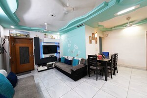 Living Room in 3 BHK Apartment at Satellite – for Sale