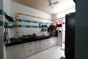 Kitchen in 3 BHK Apartment at Satellite – for Sale