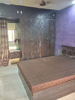 Bedroom in 1 BHK Apartment at Lokpuram CHS, Vasant Vihar – for Rent