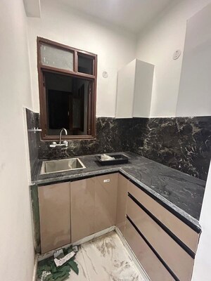 Kitchen in 1 BHK Builder Floor at Freedom Fighters Enclave – for Rent