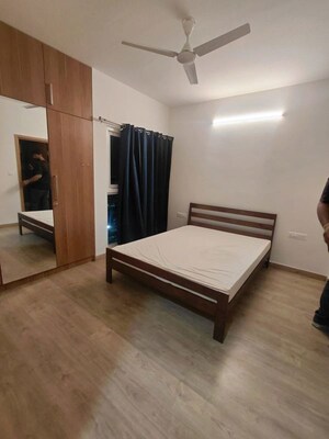 Bedroom in 2 BHK Apartment at Assetz Here And Now, Thanisandra – for Rent