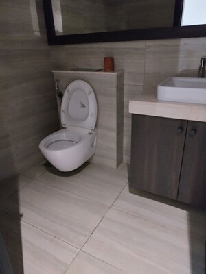 Bathroom in 3 BHK Apartment at Oberoi Realty Esquire, Goregaon East – for Rent