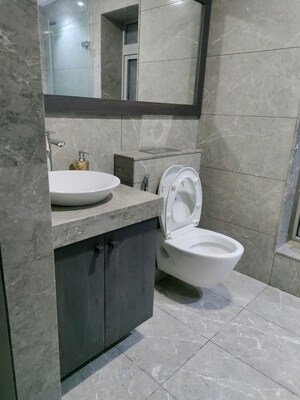 Bathroom in 3 BHK Apartment at Oberoi Realty Esquire, Goregaon East – for Rent
