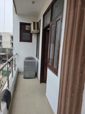 Balcony in 1 BHK Builder Floor at Freedom Fighters Enclave – for Rent