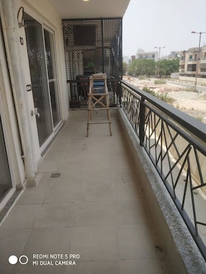 Balcony in 4 BHK Builder Floor at Versalia WoodWinds, Sector 67 – for Rent