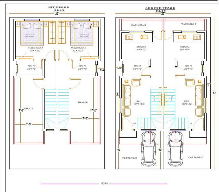 Floor Plan, kesnand 2 Bedroom 746 Sq.Ft. Villa In Kesnand Pune 10619456