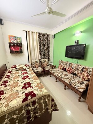 Bedroom in 3 BHK Builder Floor at Freedom Fighters Enclave – for Rent