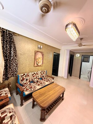Living Room in 3 BHK Builder Floor at Freedom Fighters Enclave – for Rent