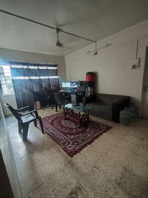 Living Room in 1 BHK Apartment at Sasane Nagar – for Sale