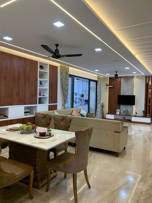 Team Area in 3.5 BHK Apartment at Marvel Arco, Hadapsar – for Rent