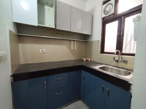 Kitchen in 1 BHK Builder Floor at Freedom Fighters Enclave – for Rent