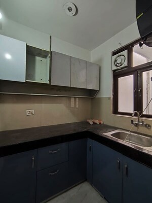 Kitchen in 1 BHK Builder Floor at Freedom Fighters Enclave – for Rent