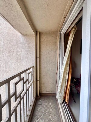 Balcony in 2 BHK Apartment at Paradise Lifespaces Sai World City, New Panvel – for Rent