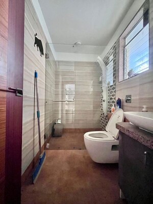 Bathroom in 2 BHK Apartment at Paradise Lifespaces Sai World City, New Panvel – for Rent