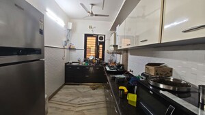 Kitchen in 3 BHK Builder Floor at Green Fields Colony – for Rent