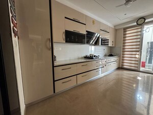 Kitchen in 3 BHK Builder Floor at Sector 7 – for Sale