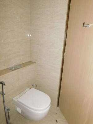 Bathroom in 3 BHK Apartment at Adani Ten BKC, Bandra East – for Rent