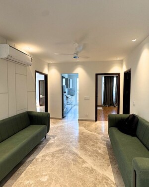 Living Room in 3 BHK Builder Floor at Sector 23 – for Rent