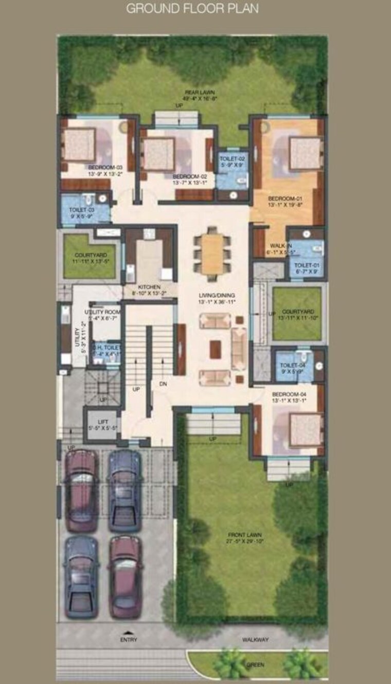 Floor Plan, imperia-esfera 3.5 Bedroom 1815 Sq.Ft. Apartment In Sector 37c Gurgaon 10618460