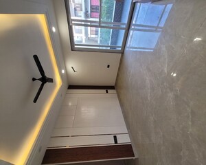Staircase in 4 BHK Builder Floor at Green Fields Colony – for Sale