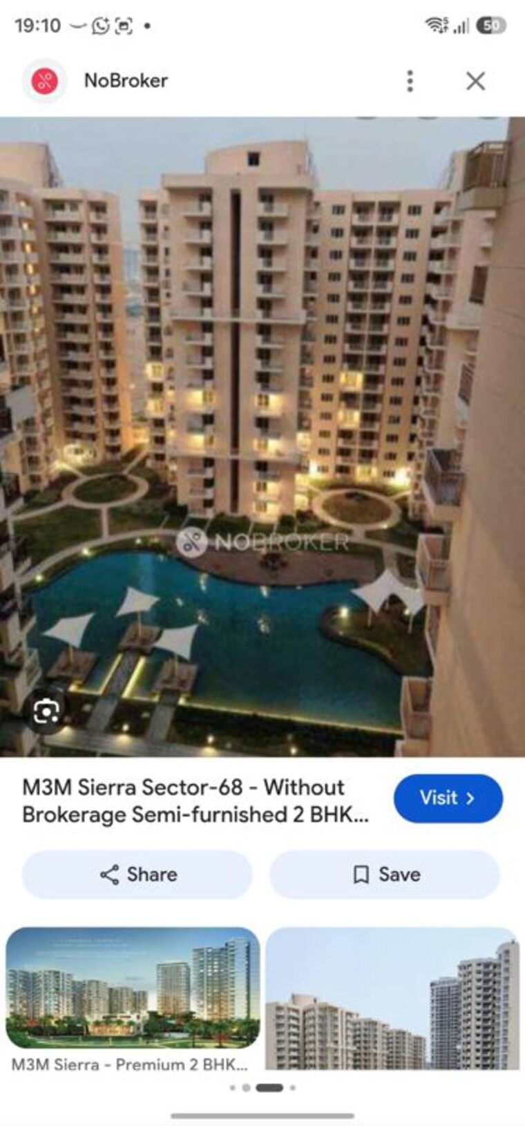 Master Plan, m3m-marina 2 Bedroom 1260 Sq.Ft. Apartment In Sector 68 Gurgaon 10619640