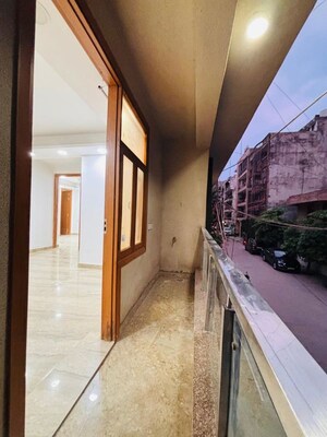 Balcony in 3 BHK Apartment at Freedom Fighters Enclave – for Rent