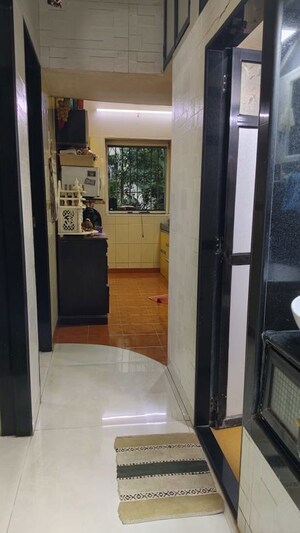 Bathroom in 3 BHK Apartment at Riddhi Gardens CHS, Malad East – for Rent