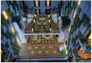 Balcony in 3 BHK Apartment at Hale The Resident Tower, Sector 150 – for Sale