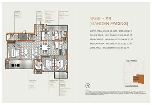 Master Plan in 3 BHK Apartment at Hale The Resident Tower, Sector 150 – for Sale