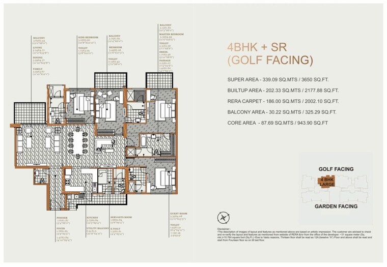 Master Plan, hale-the-resident-tower 3 Bedroom 2750 Sq.Ft. Apartment In Sector 150 Noida 10619697