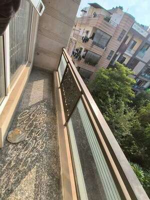 Balcony in 2 BHK Builder Floor at Malviya Nagar – for Rent