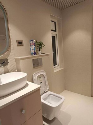 Bathroom in 3 BHK Builder Floor at Chittaranjan Park – for Sale