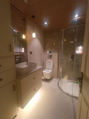Bathroom in 3 BHK Builder Floor at Chittaranjan Park – for Sale