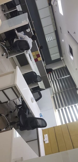 Staircase in  Office Space at Savvy Shapath V, Prahlad Nagar – for Rent