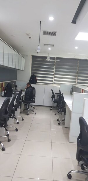Team Area in  Office Space at Savvy Shapath V, Prahlad Nagar – for Rent