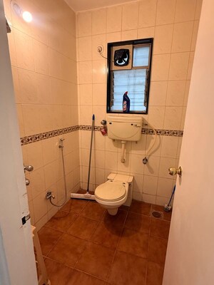 Bathroom in 3 BHK Apartment at Amrut Apartments, Erandwane – for Rent