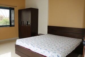 Bedroom in 4 BHK Apartment at Sharada Alliance Akashparv, Bavdhan – for Rent